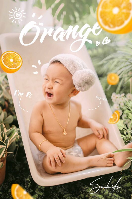 chụp ảnh em bé Sukids