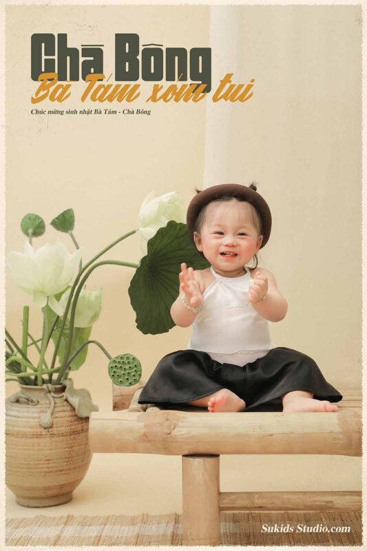 chụp ảnh em bé sukids
