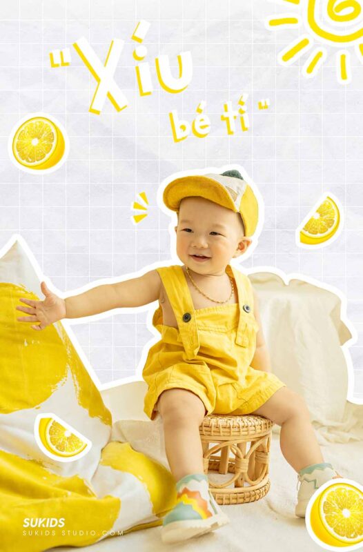 chụp ảnh em bé Sukids
