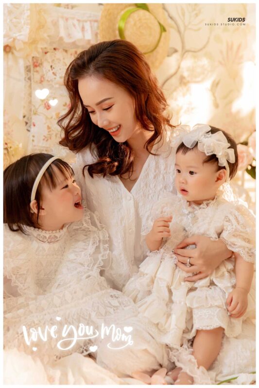 chụp ảnh mẹ và bé