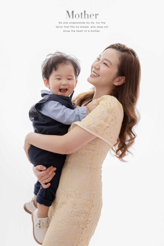 chụp ảnh mẹ và bé