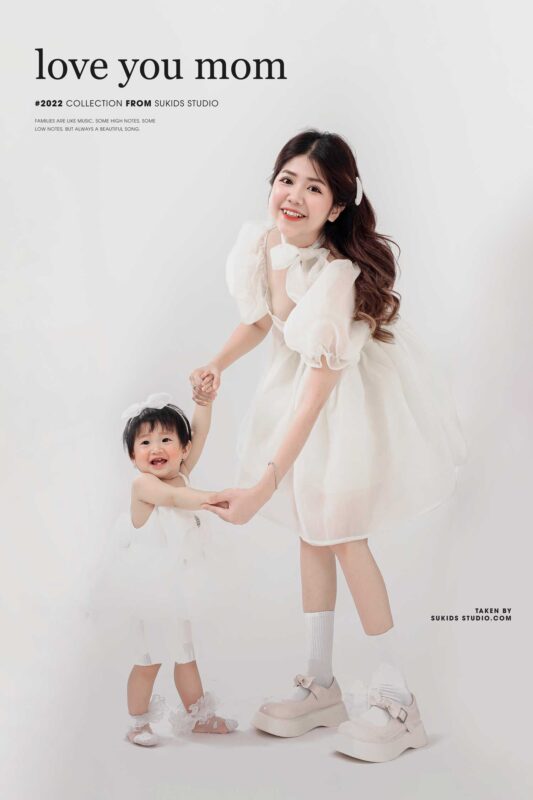 chụp ảnh mẹ và bé