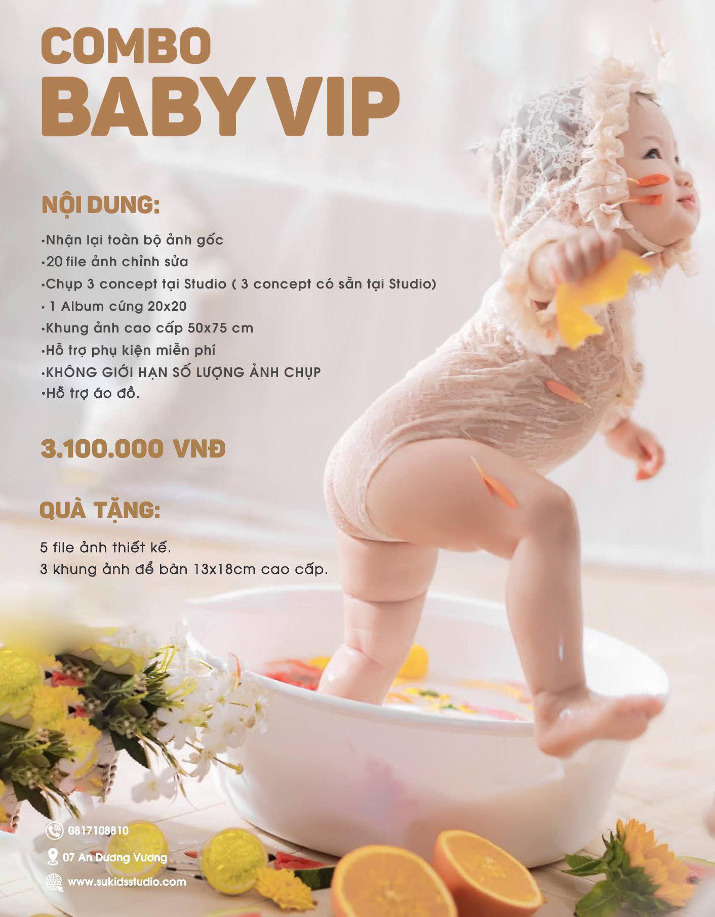 chụp ảnh em be vip sukids