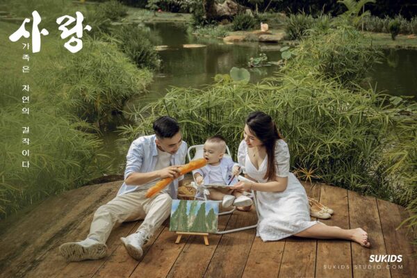 Chụp ảnh gia đình ngoại cảnh
