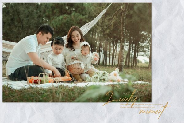 chụp ảnh gia đình ngoại cảnh