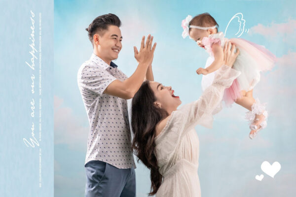 chụp ảnh kỷ niệm gia đình