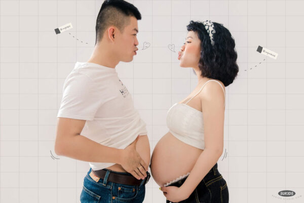 Chụp ảnh bầu gia đình