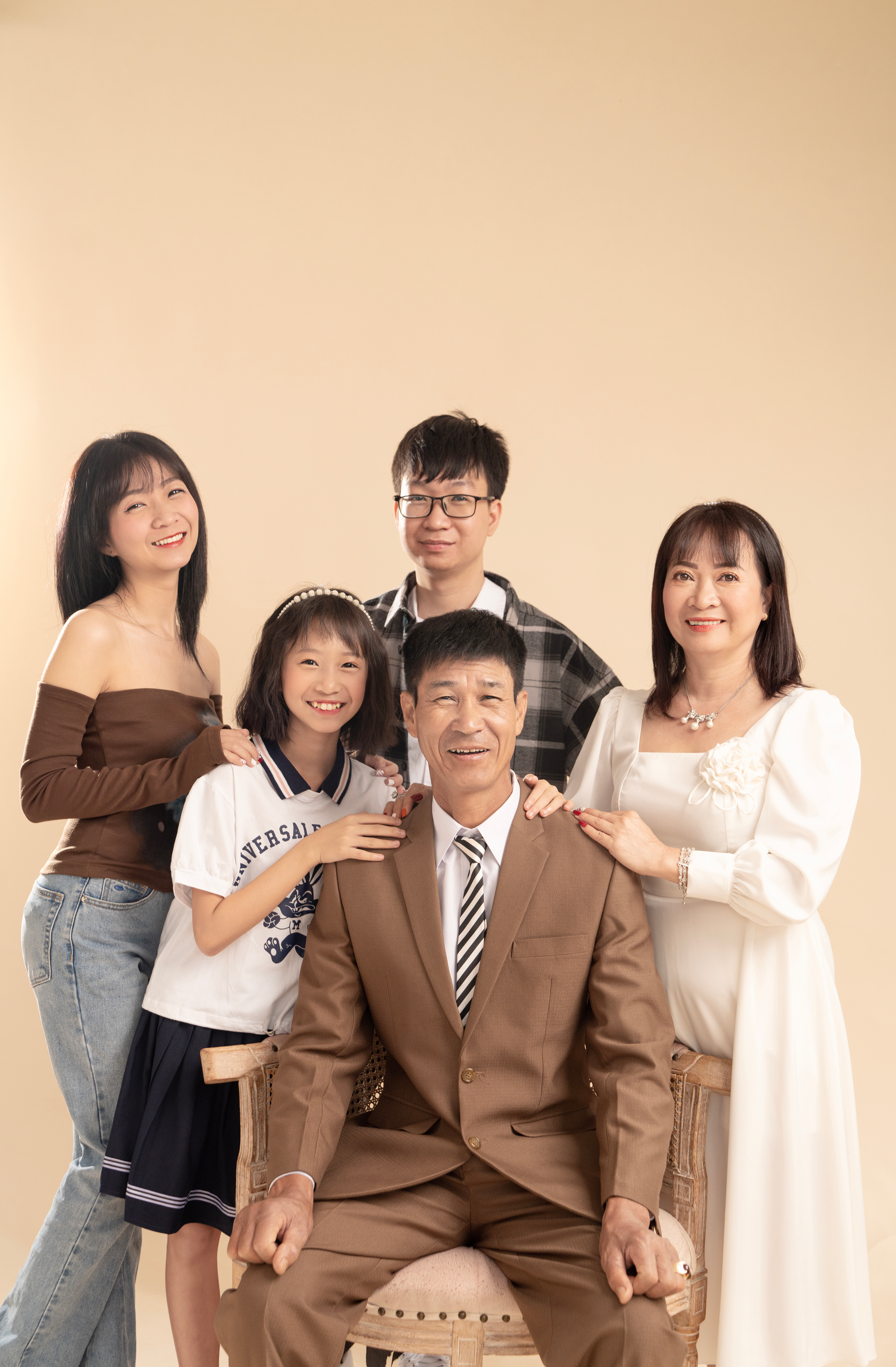 Chụp ảnh tết gia đình