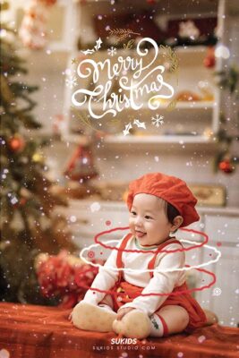 Concept chụp ảnh noel cho bé